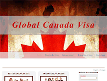 Tablet Screenshot of globalcanadavisa.com